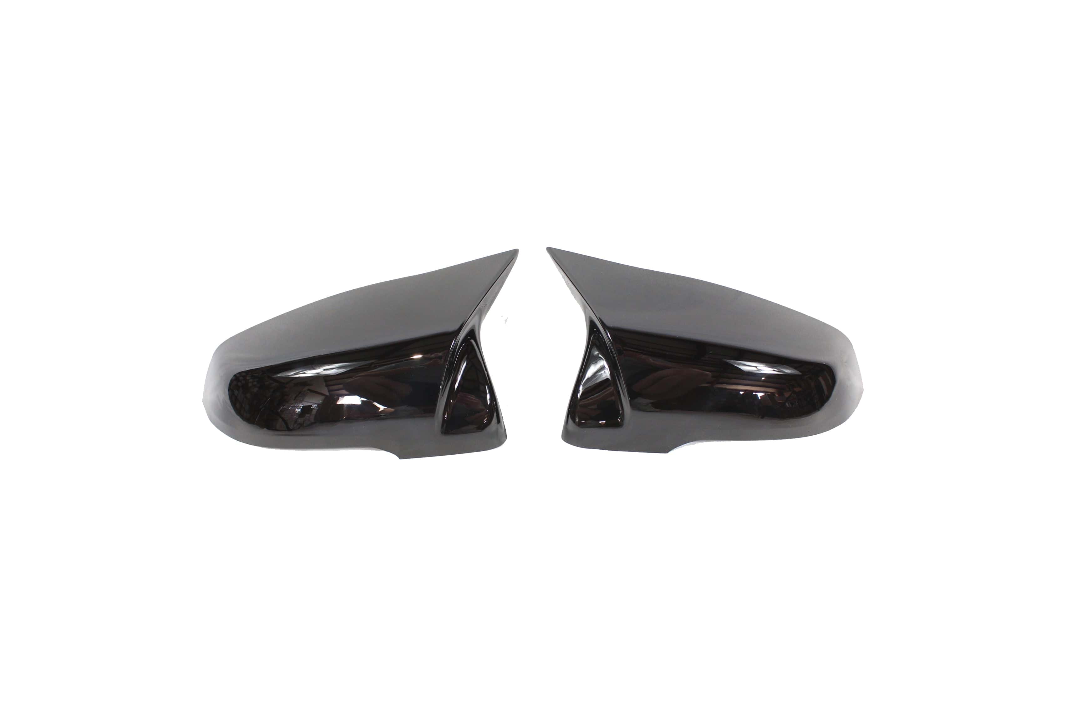 BMW F40 F44 gloss black mirror covers made from ABS plastic for 2020-current models.