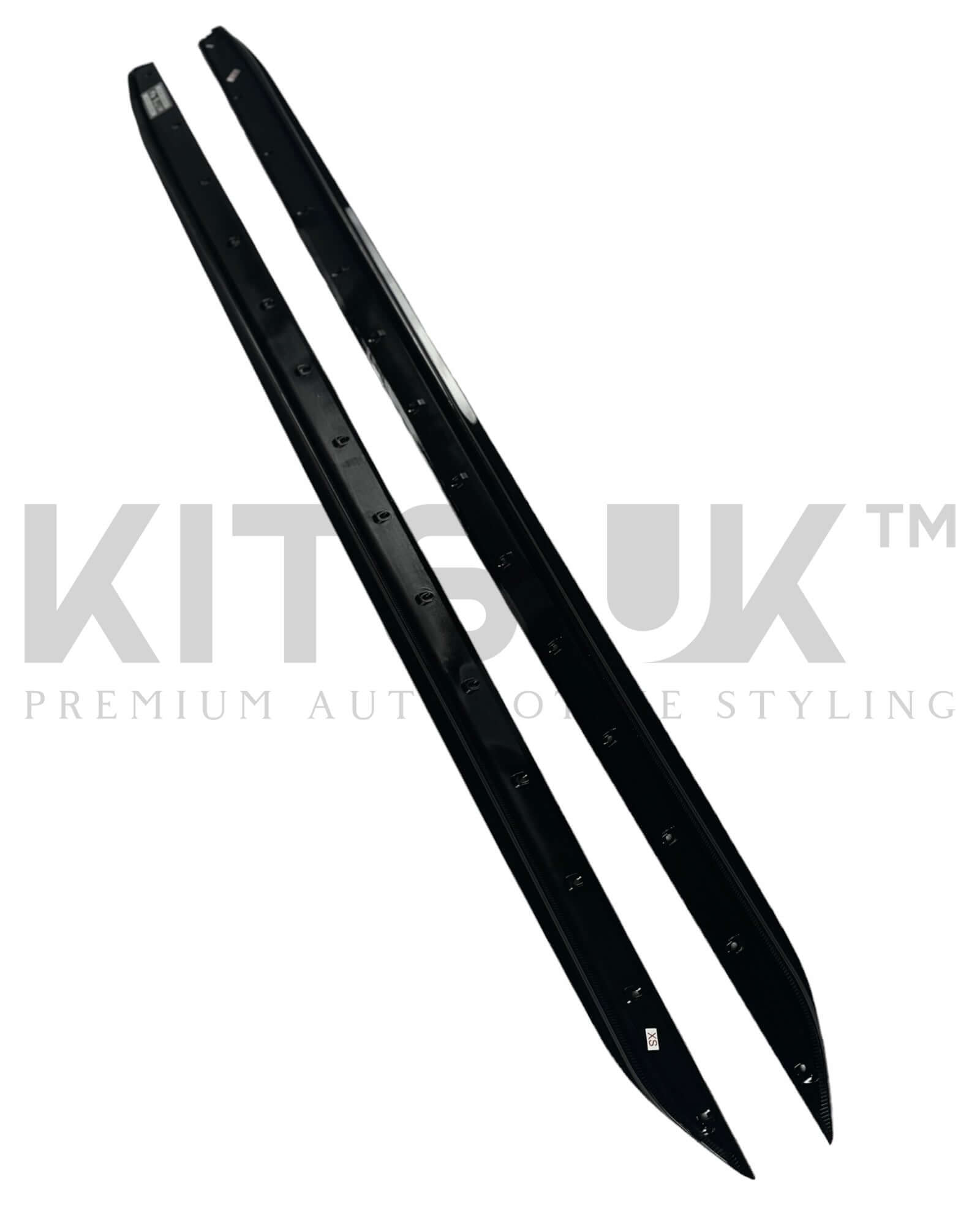 BMW 3 Series G20 LCI performance package components including front splitter, side extensions, spoiler in gloss black