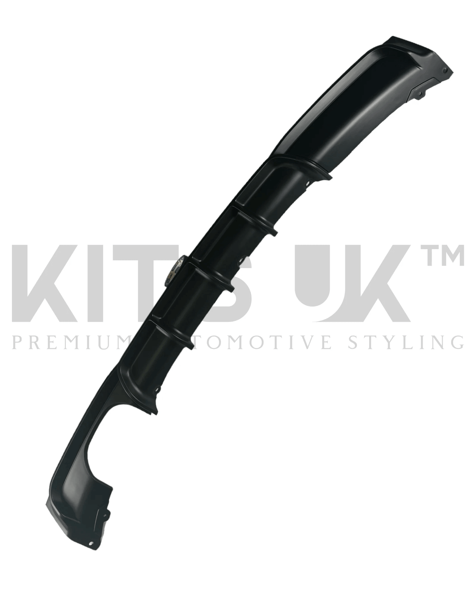 BMW F31 Ultimate Package front splitter in sleek black finish for enhanced styling.