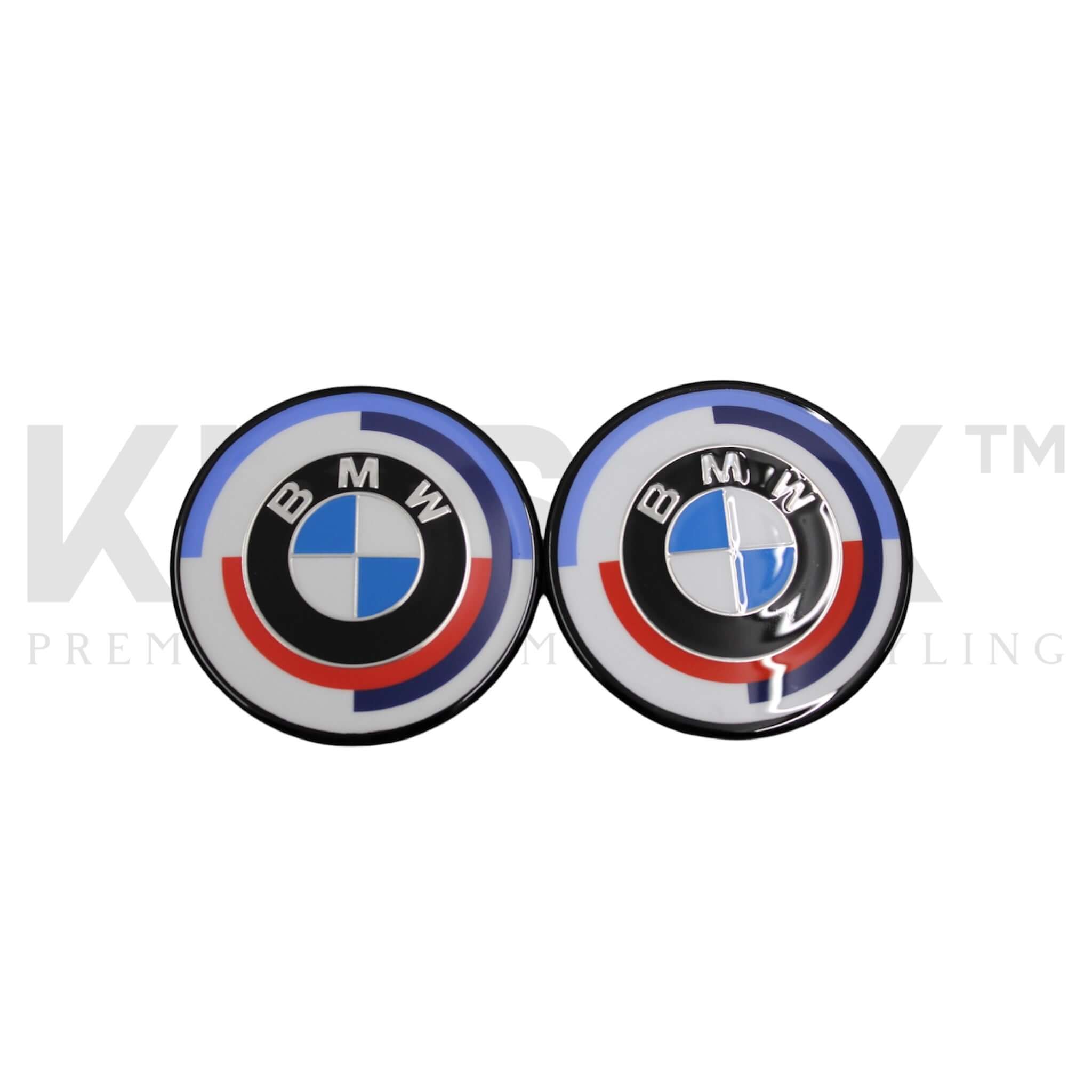 dechromed BMW G series roundels - stylish roundels for G-series models, enhancing your vehicle's aesthetic.