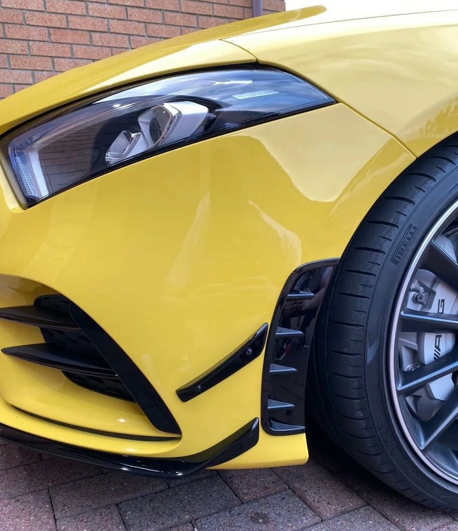 Mercedes AMG Line/A35 Front Bumper Side Vent Trims - KITS UK