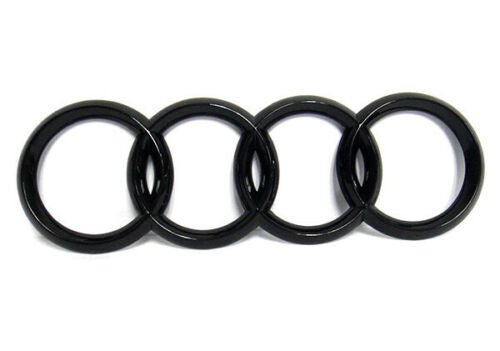 Audi Tailgate Replacement Badge (Gloss Black) - KITS UK