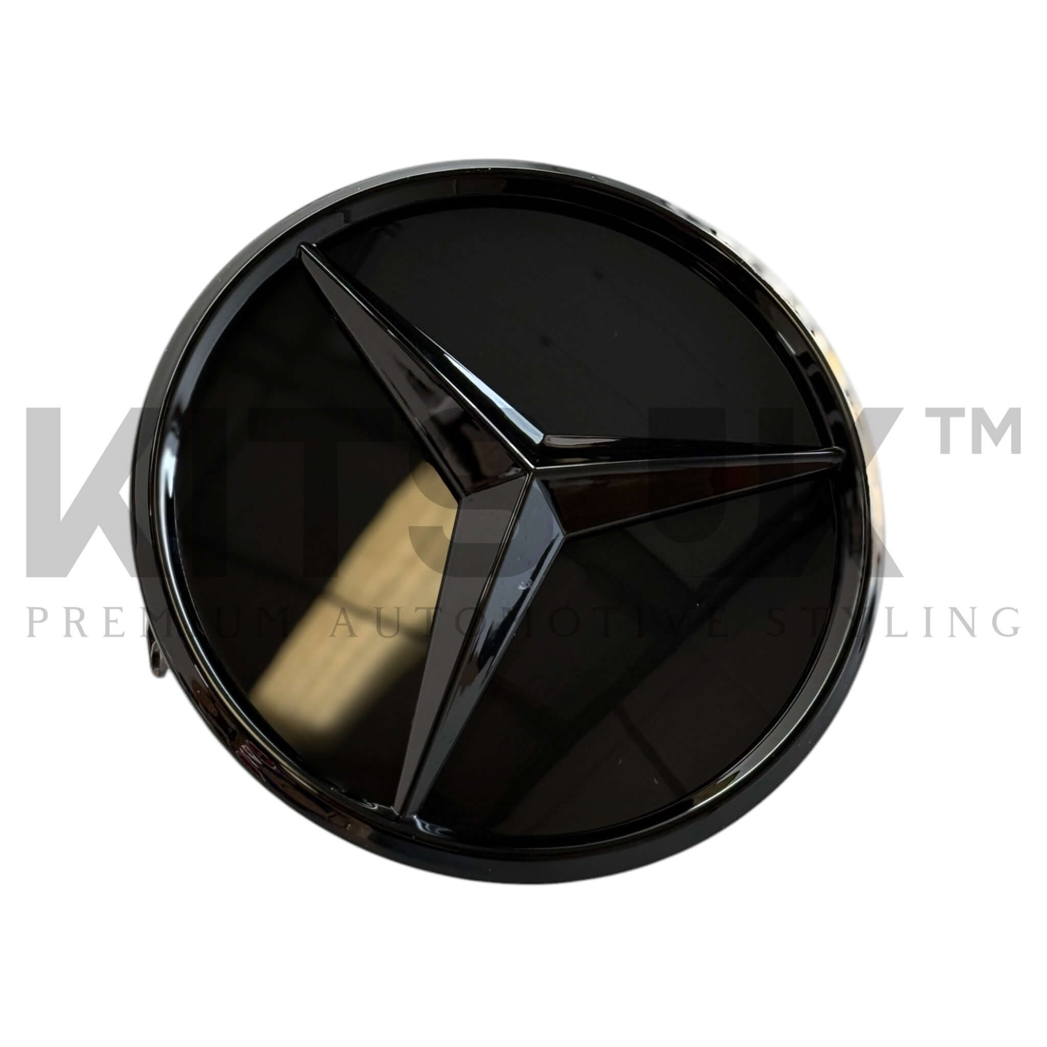 Mercedes W177 2023+ A Class Black Grille Badge - KITS UK