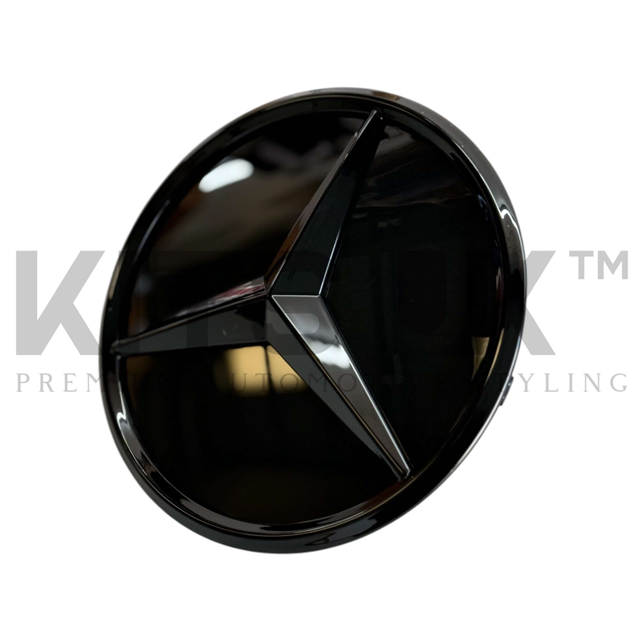 Mercedes W177 2023+ A Class Black Grille Badge - KITS UK