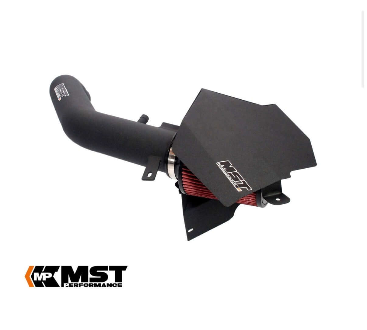 MST Performance Induction Kit for BMW 1 2 3 & 4 Series N55 3.0T Engine inc. M2 featuring a black air intake system.