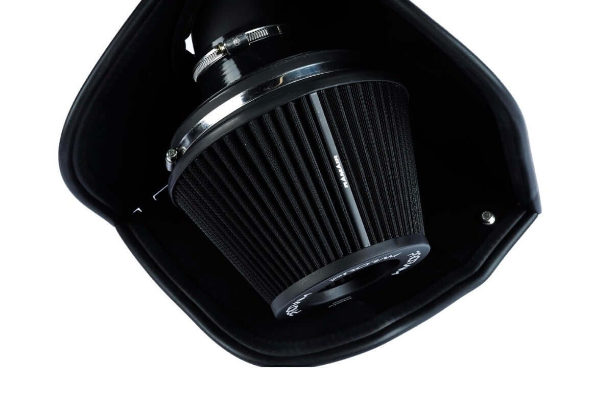 Performance Pleated Induction Kit for BMW 12 Series 1.5 B38 with black air filter and intake housing