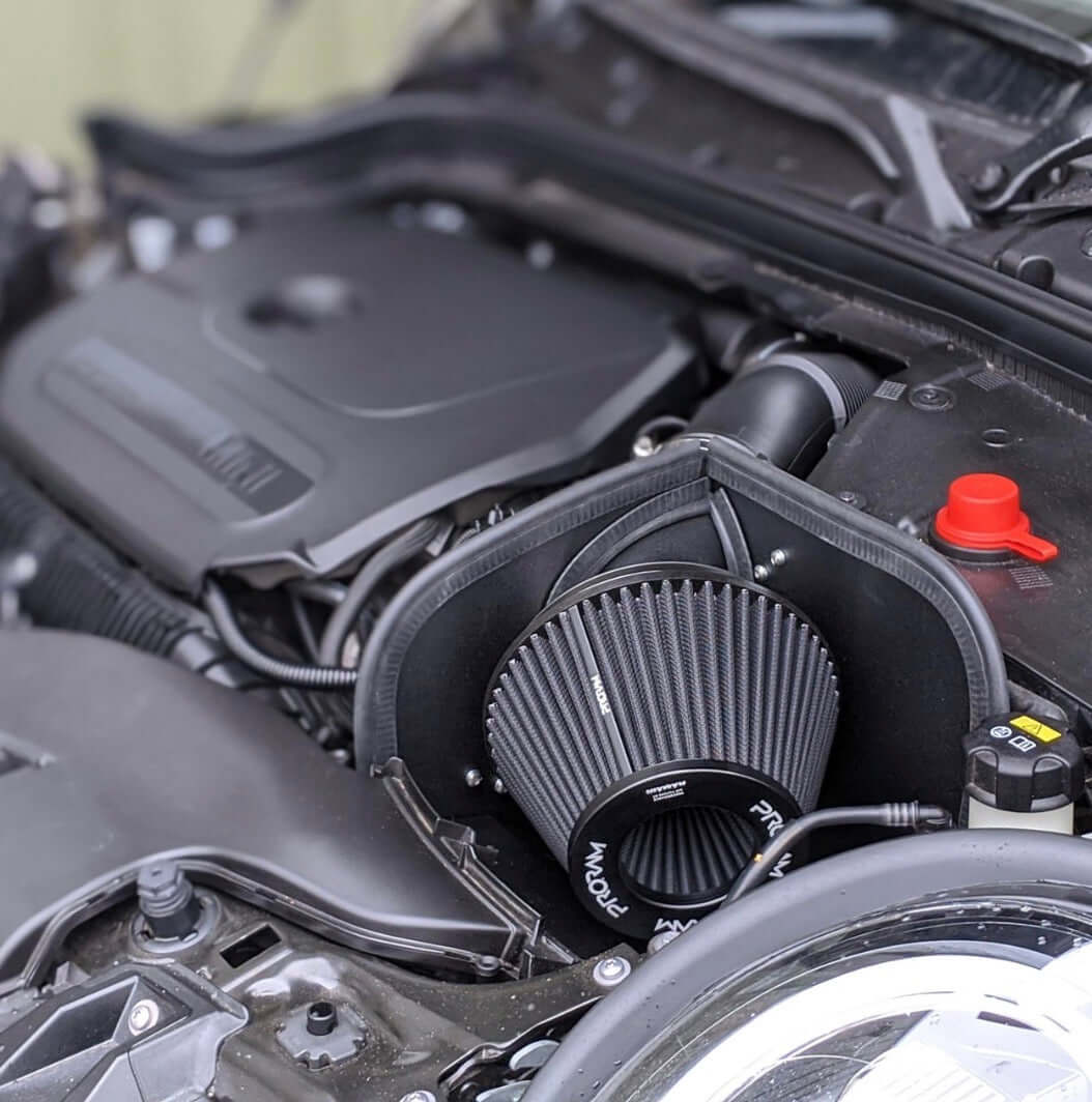 Performance Pleated Induction Kit for BMW 12 Series 1.5 B38 installed in engine bay.