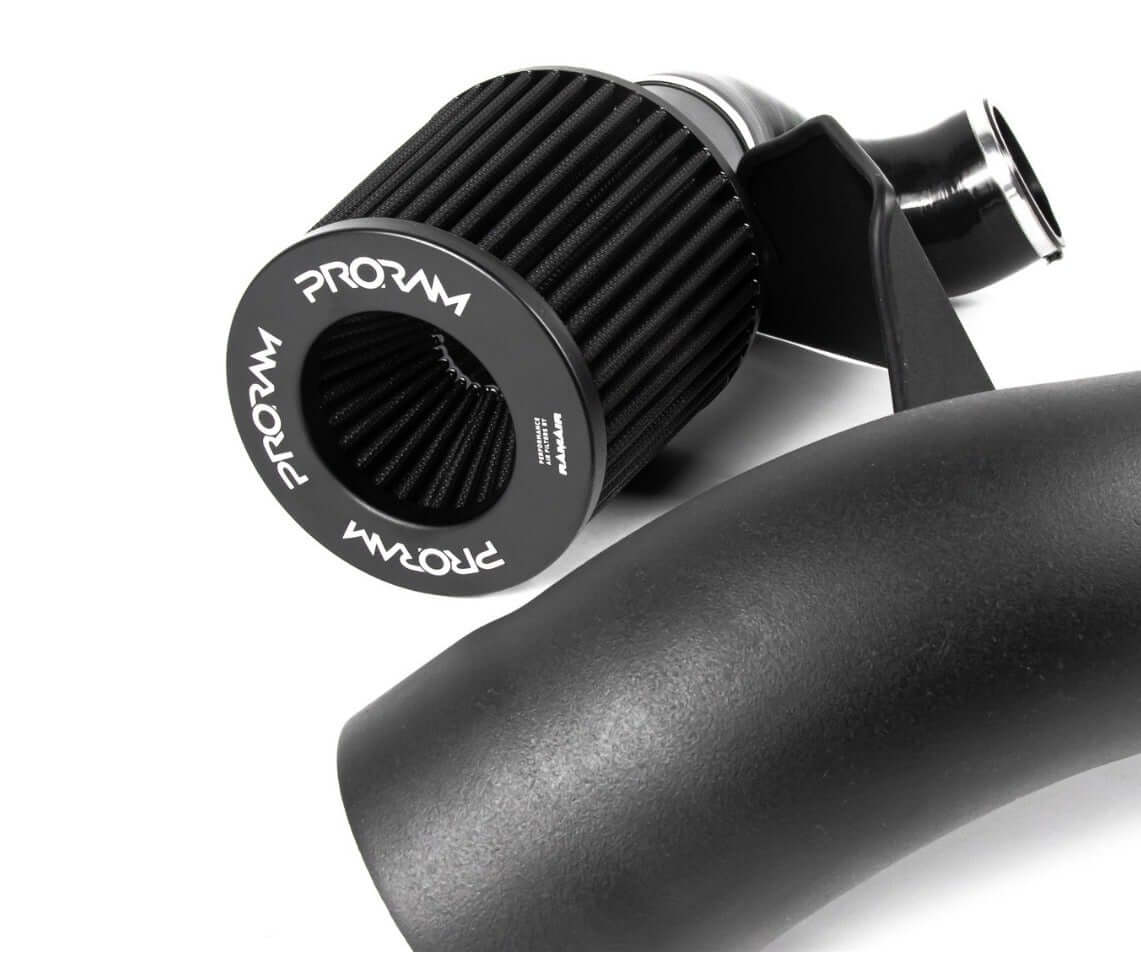 Performance Pleated Induction Kits for BMW M2 M3 M4 3.0T S55 with PRORAM air filter and intake tube.