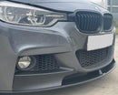 BMW F30 Matte Black Splitter