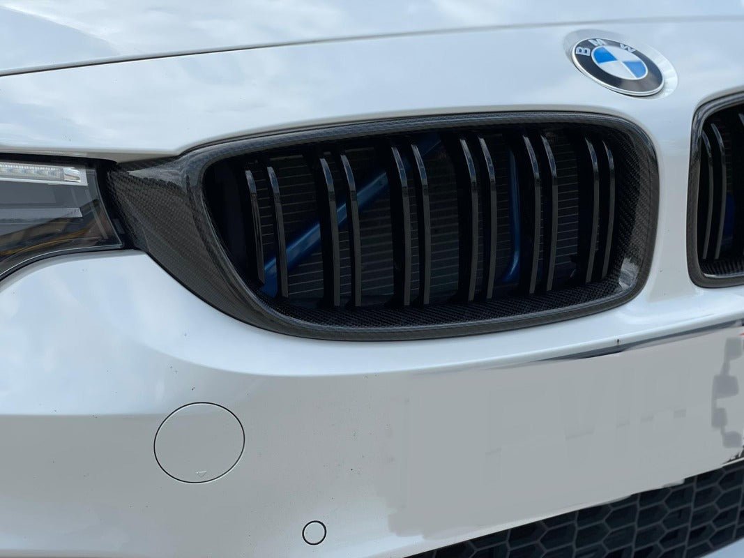 BMW M3/M4 3 Series & 4 Series (F80/F30/F82/F32/F83) Carbon Fibre Grilles - KITS UK