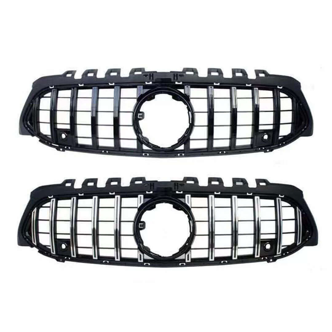 Mercedes W177 A35 Panamericana Grille set featuring GTR style front grille design for a bold upgrade.