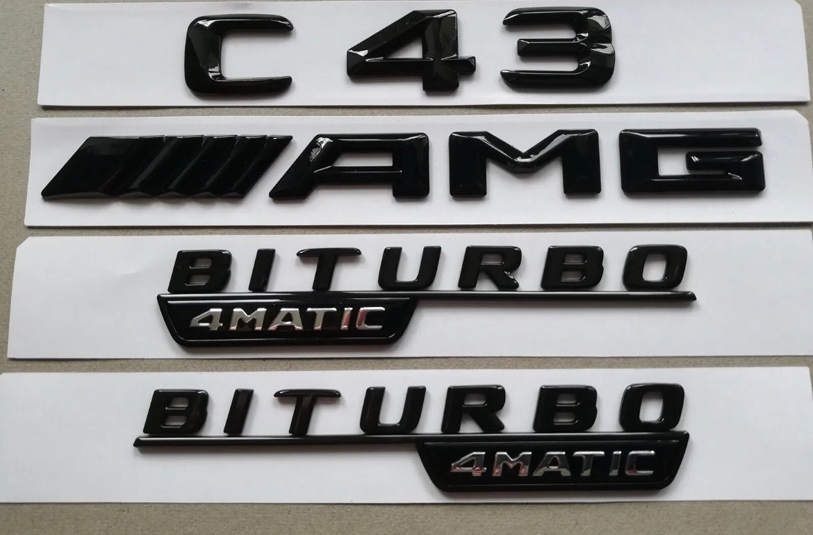 Mercedes W205 C43 Black Badge Package (WITH FRONT GRILLE STAR) - KITS UK