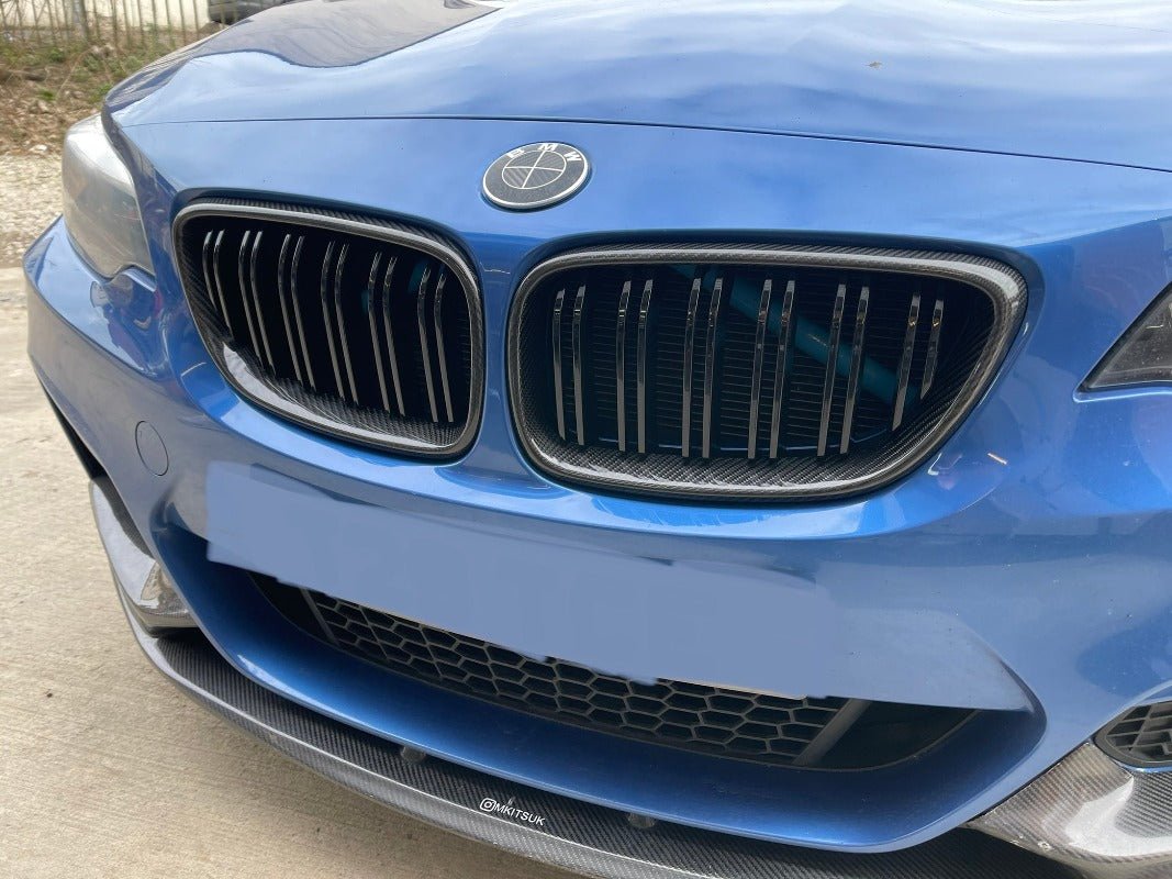 BMW M2/F87/F22 2 Series Carbon Fibre Grilles - KITS UK