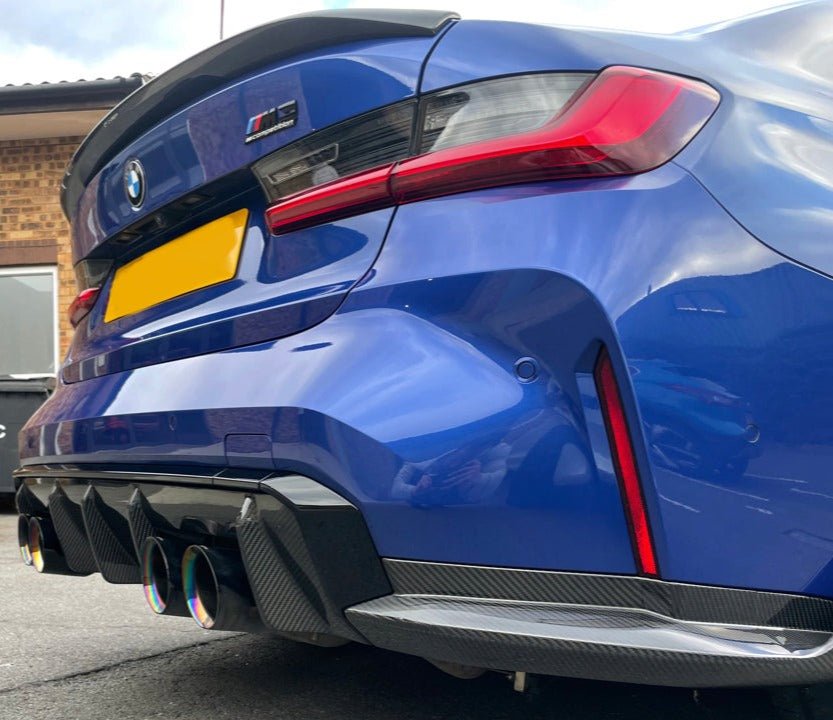 BMW G80/G81 M3 - MP Style Carbon Fibre Diffuser - KITS UK