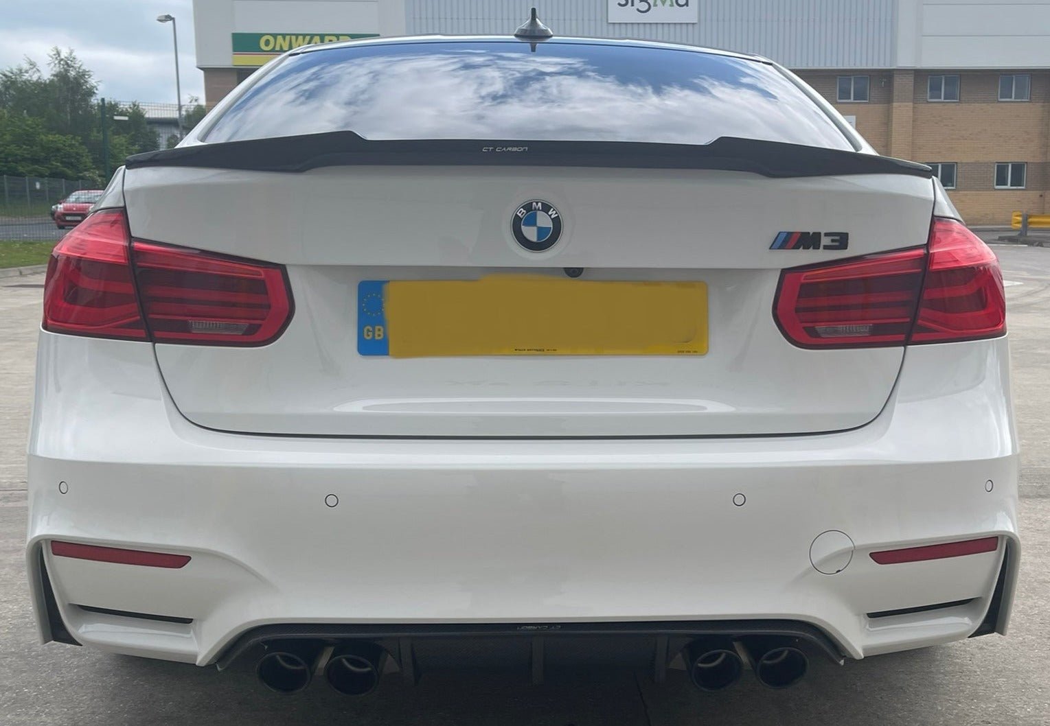 BMW M3/M4 (F80/F82/F83) MP Style Carbon Fibre Diffuser - KITS UK