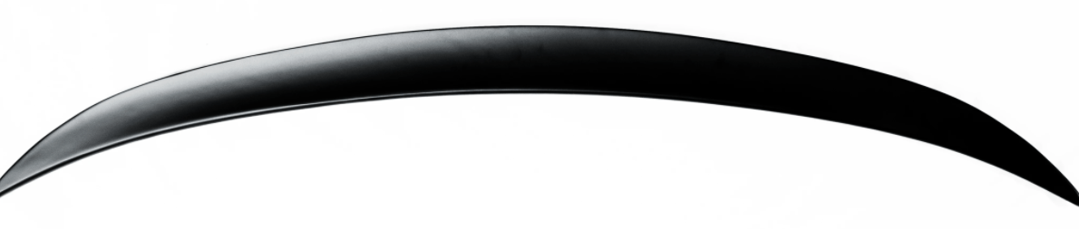 BMW F30 MP Boot Spoiler in glossy black finish, designed for enhanced rear styling of BMW 3 Series F30 models.