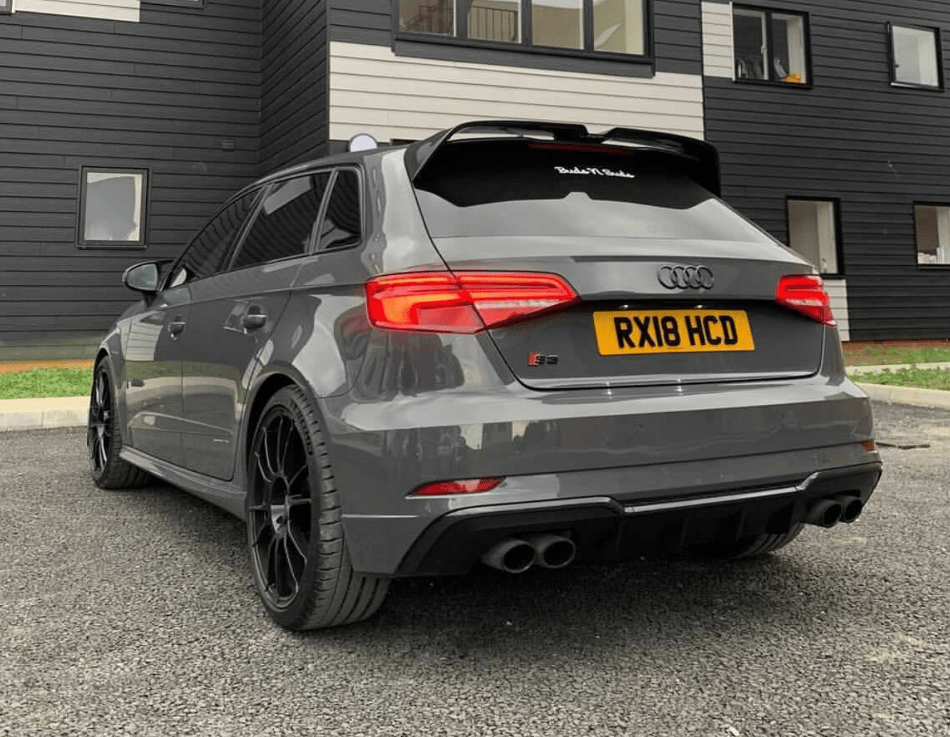 AUDI A3 S - LINE & S3 HATCHBACK 8V CARBON FIBRE SPOILER - O STYLE - KITS UK