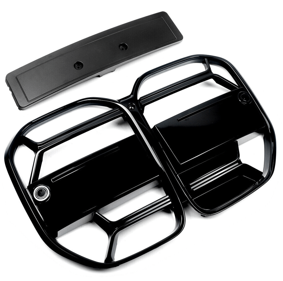 Gloss Black CSL Style Front Grille for BMW 4 - Series G22 G23 2021+ - KITS UK