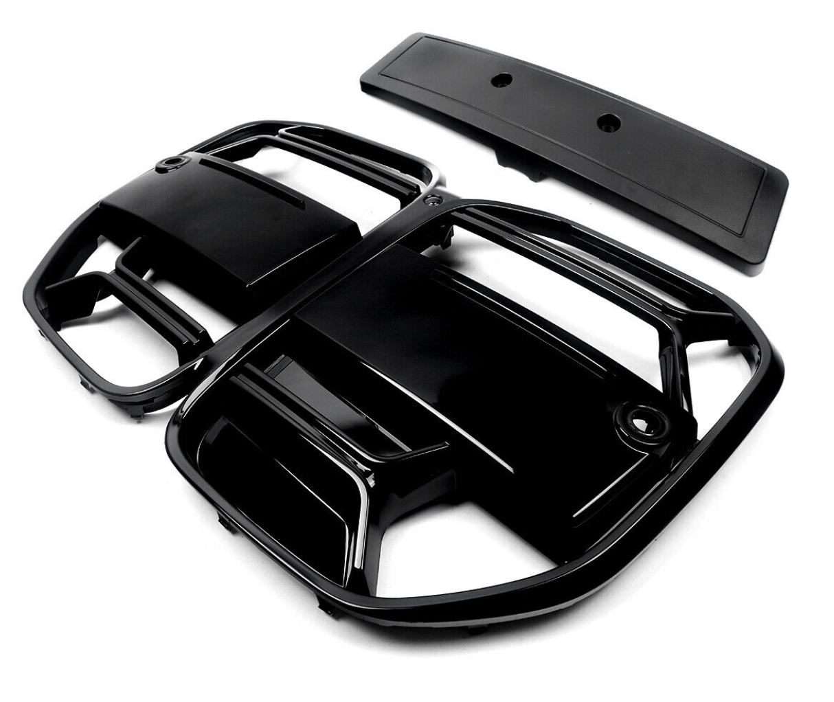 Gloss Black CSL Style Front Grille for BMW 4 - Series G22 G23 2021+ - KITS UK