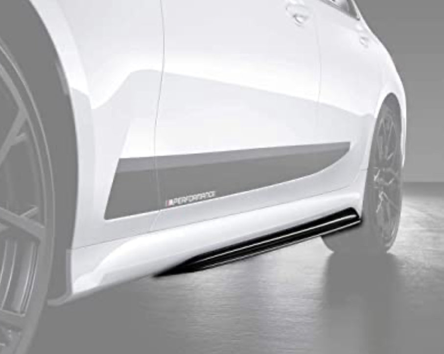 3 Series G20/G21 Side Sill Extensions (Gloss Black) - OEM - KITS UK