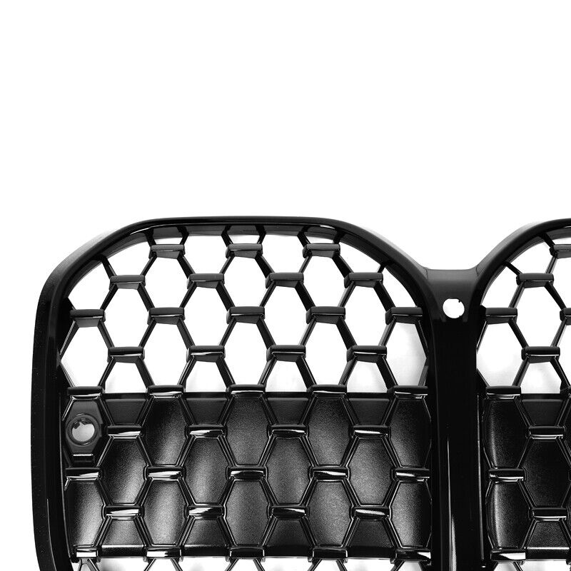 BMW G22, G23, G26 4 Series Grille Diamond Style 2020+ Gloss Black - KITS UK