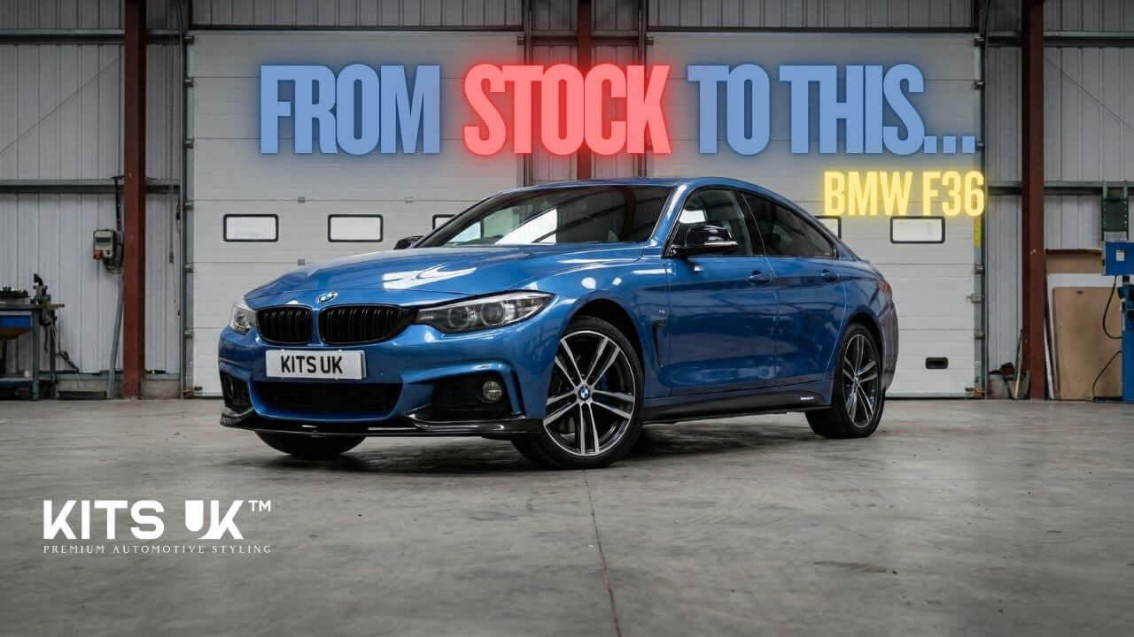 Turn Your BMW F36 From Stock to Aggressive  In One Install with this stunning blue BMW F36.
