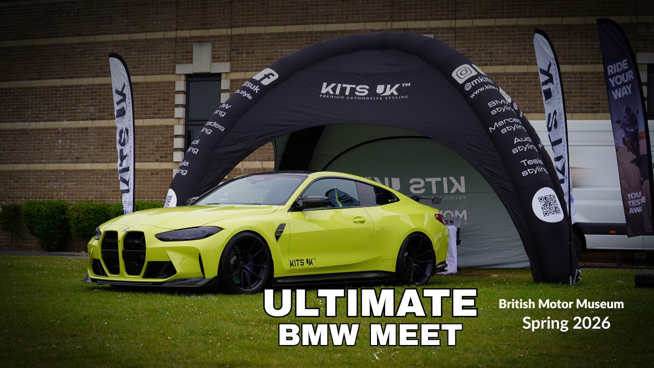 Best BMW Body Kits & Styling Parts in the UK (Complete Guide 2026) showcased at Ultimate BMW Meet, British Motor Museum, Spring 2026.