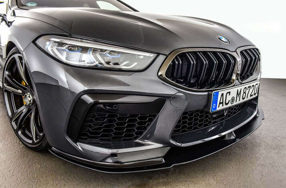 Which mods should you make to your BMW M3/M4 F8x front view with sleek design and enhanced aerodynamics.