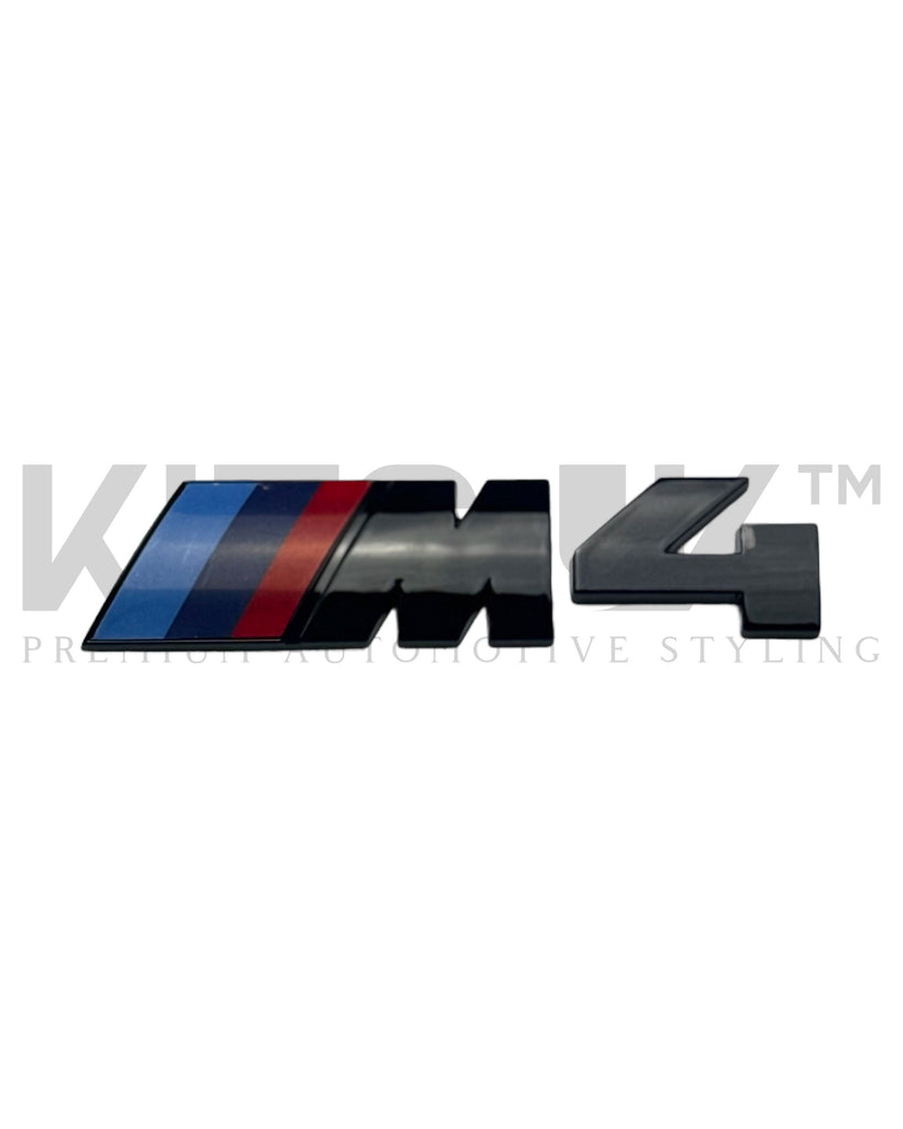 Gloss Black BMW M3 Boot Badge - 26mm Tall - Rear Tailgate Emblem - View #4