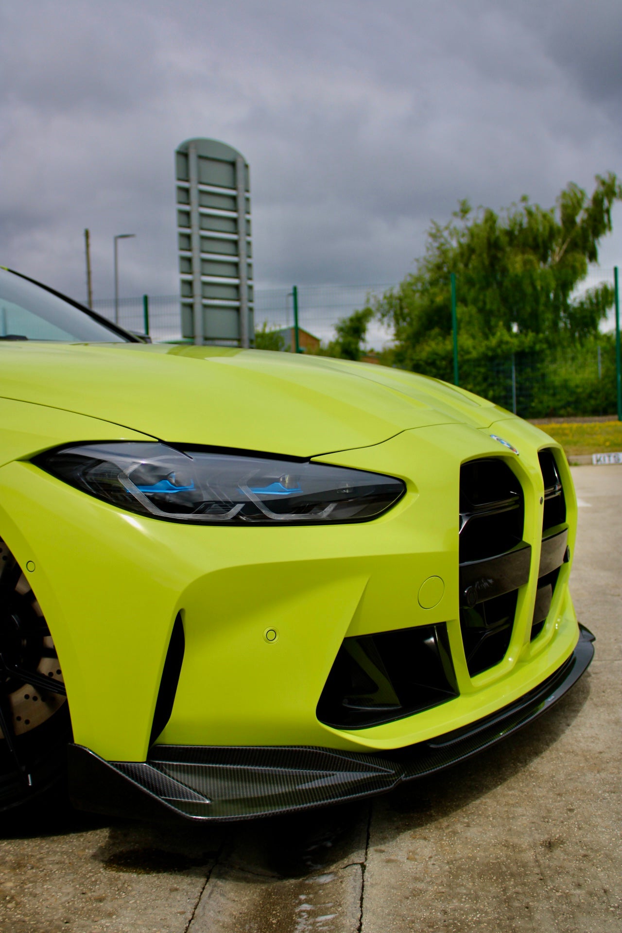 BMW G80/G81/G82/G82 Gloss Black CSL Style Grille (With/Without ACC)