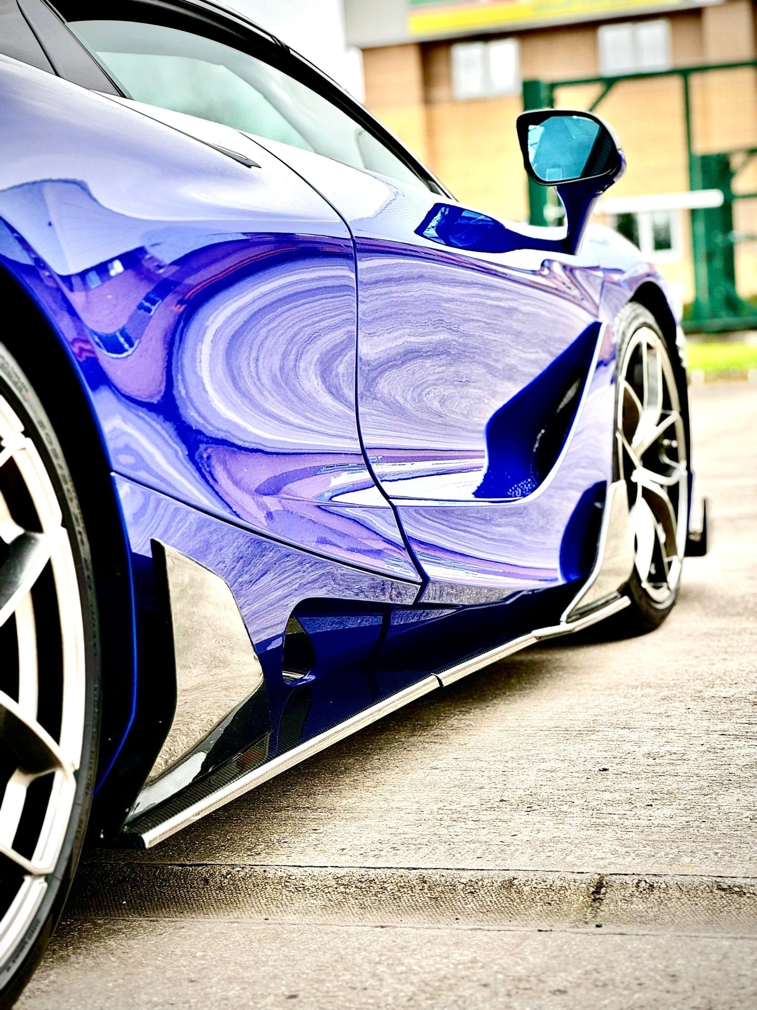 MCLAREN 720S CARBON FIBRE CT DESIGN SIDE SKIRTS - KITS UK