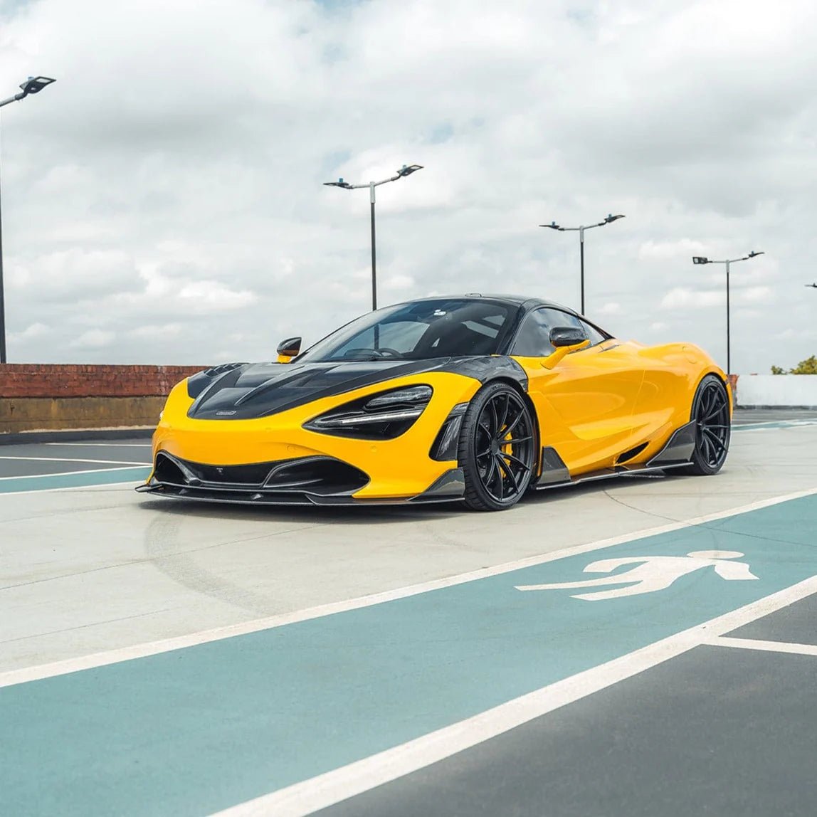 MCLAREN 720S CARBON FIBRE CT DESIGN SPLITTER - KITS UK