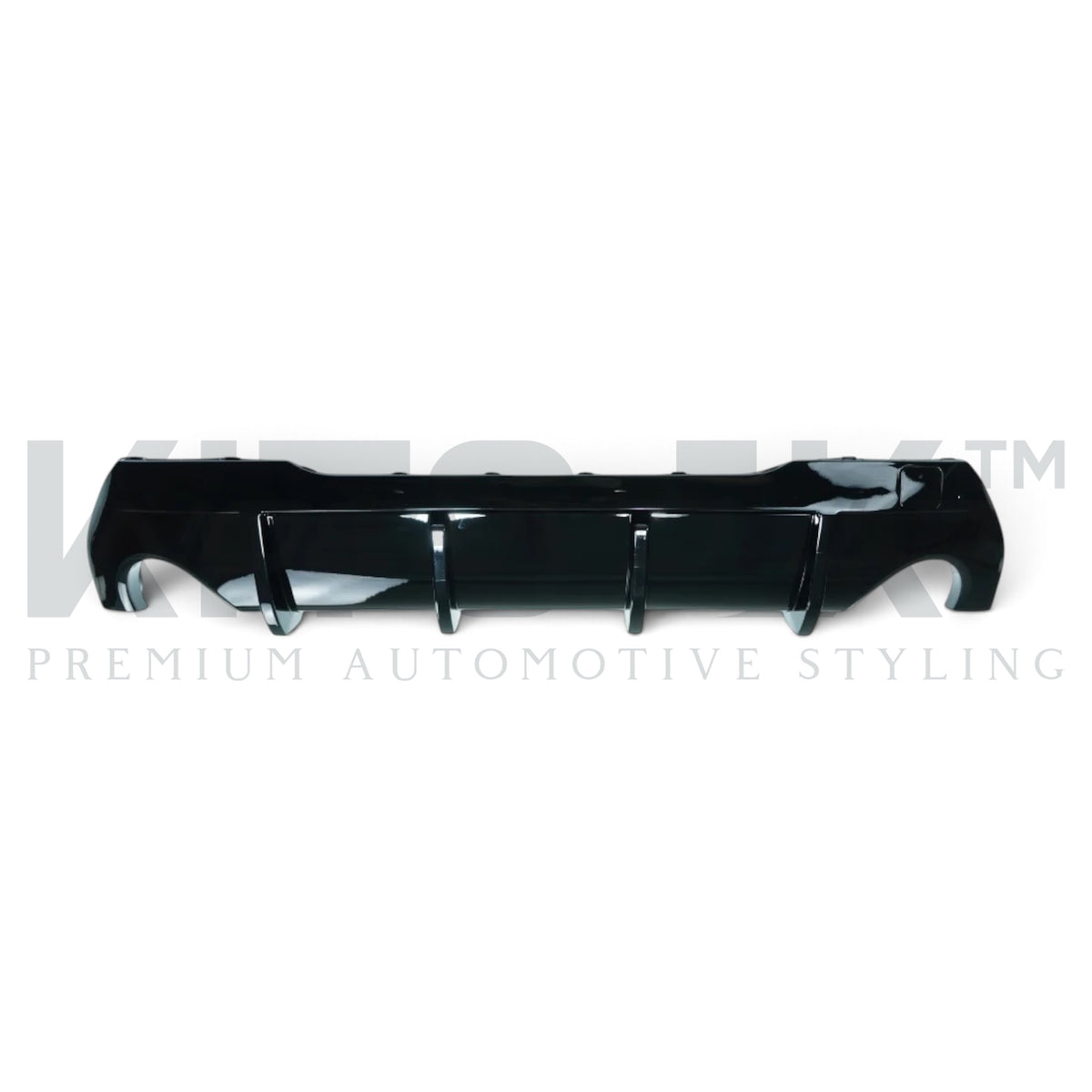 BMW F40 1 Series gloss black diffuser - Dual Exit