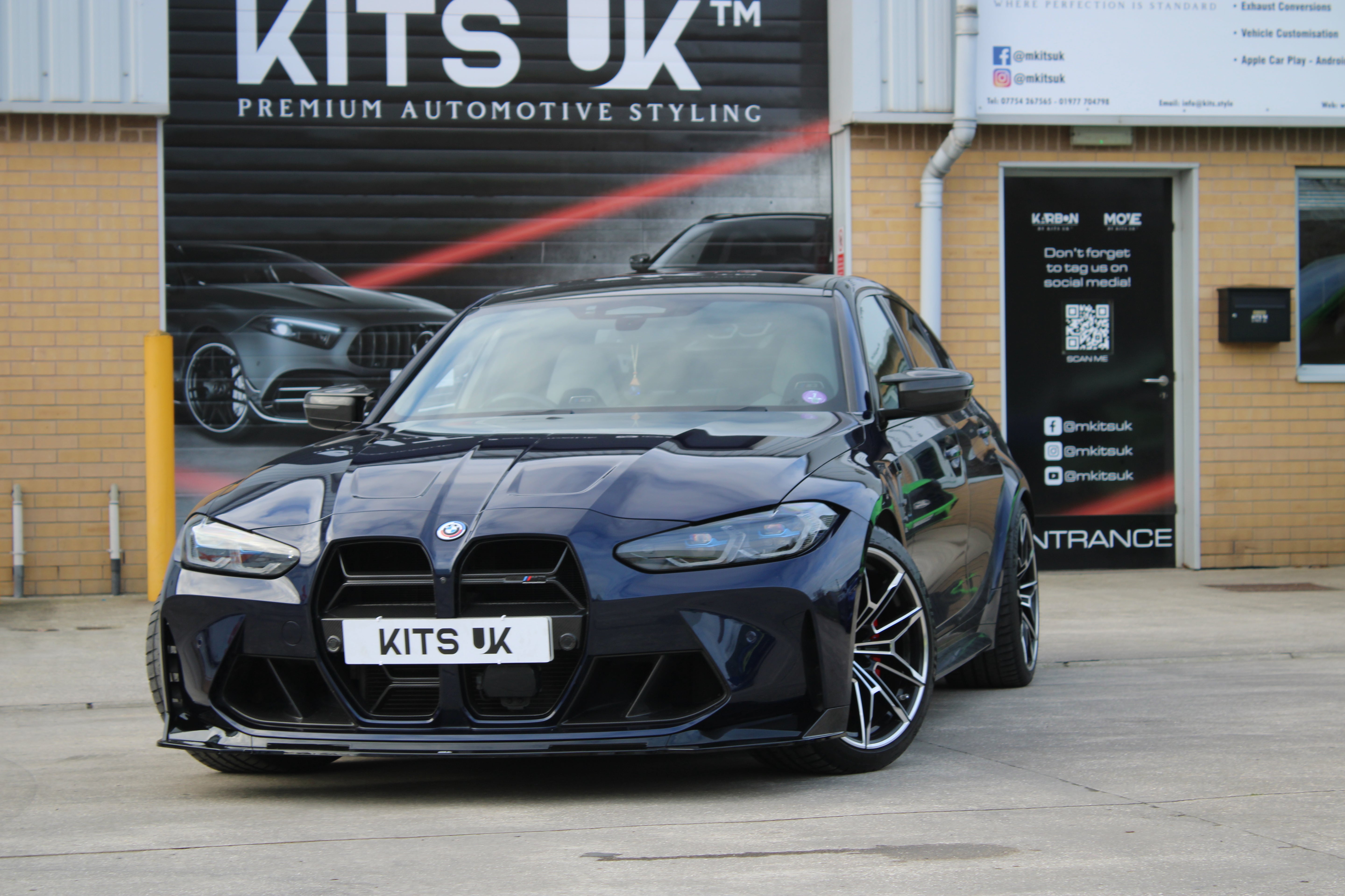 BMW M3 M4 G80G82 Gloss Black Styling Package - KITS UK