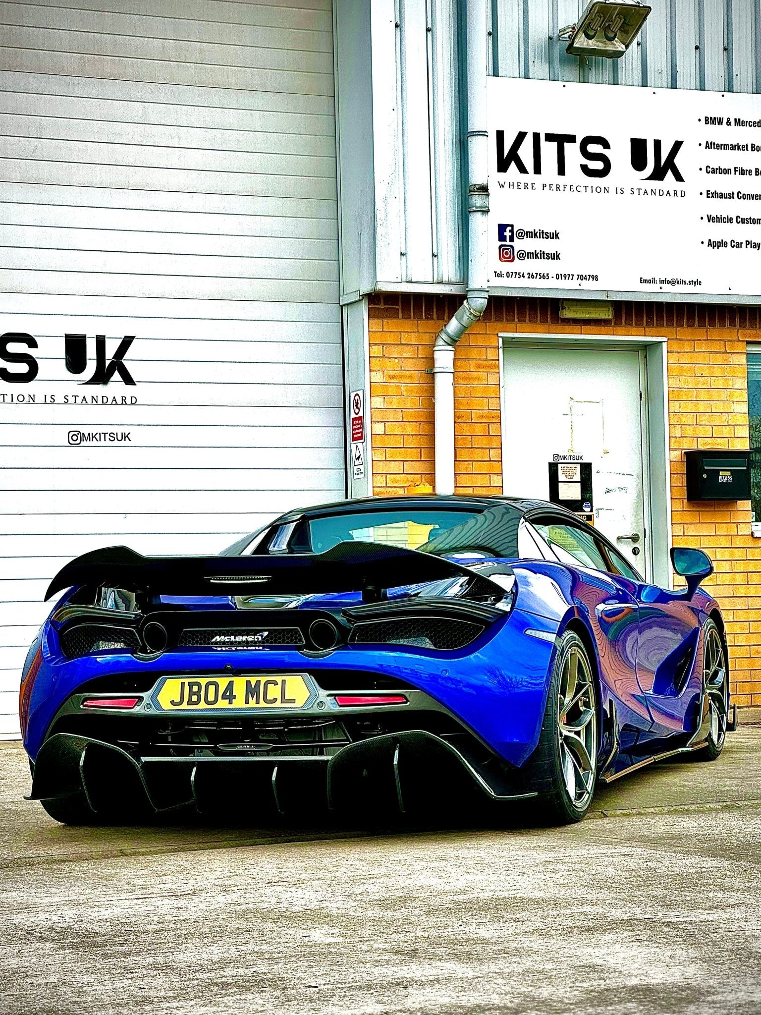 MCLAREN 720S CARBON FIBRE SPOILER - KITS UK