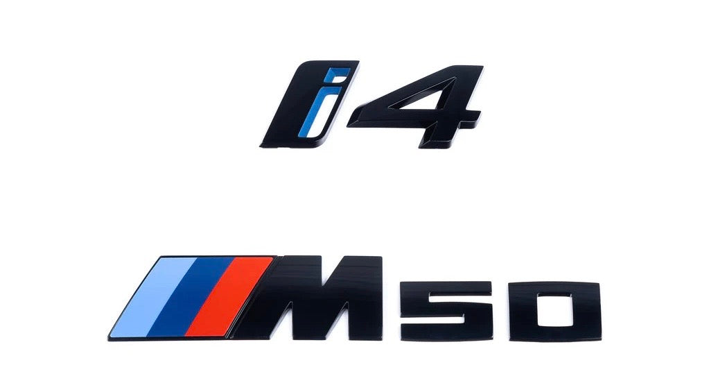BMW F & G Series Black Tailgate Badges