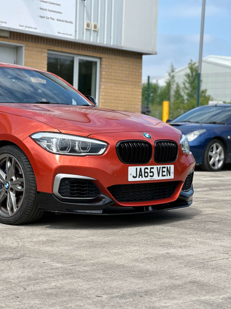 BMW F20 F21 Front Splitter – Gloss Black Front Lip Upgrade