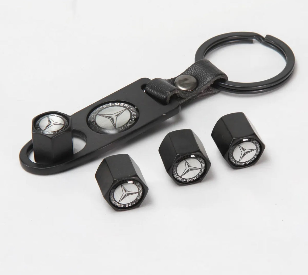 Valve Caps & Bottle Opener Set