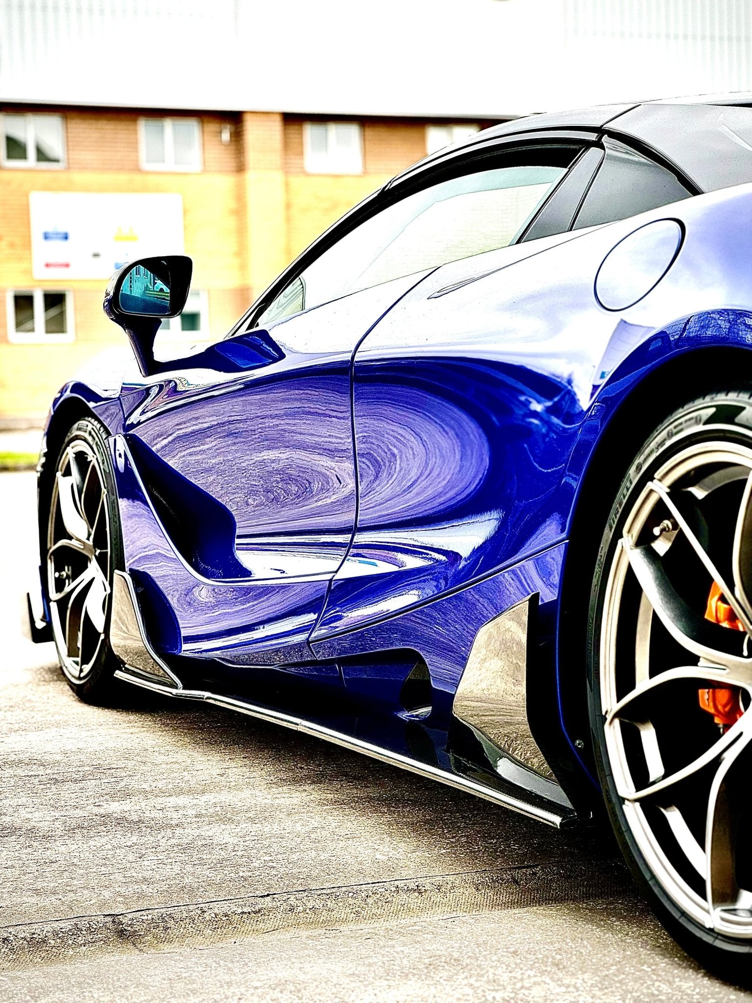 MCLAREN 720S CARBON FIBRE CT DESIGN SIDE SKIRTS - KITS UK