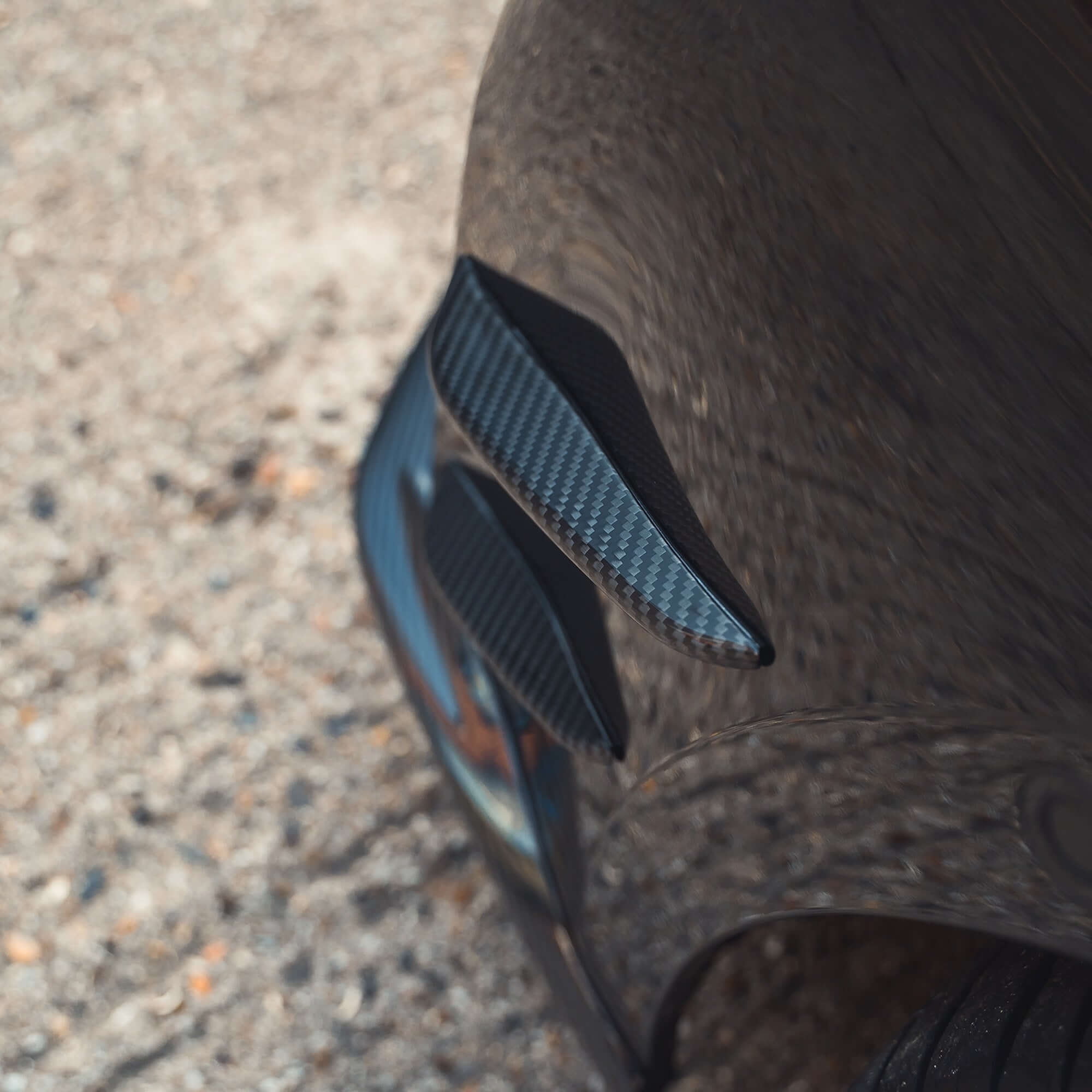 BMW G87 M2 CARBON FIBRE FRONT BUMPER CANARDS - KITS UK