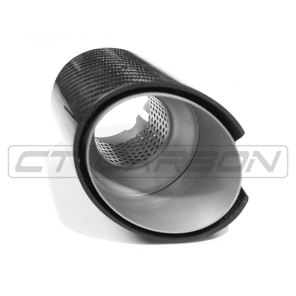 CT Carbon Vehicles & Parts BMW G80/G81/G82/G83 CARBON EXHAUST TIPS - STAINLESS (SET OF 4) - KITS UK