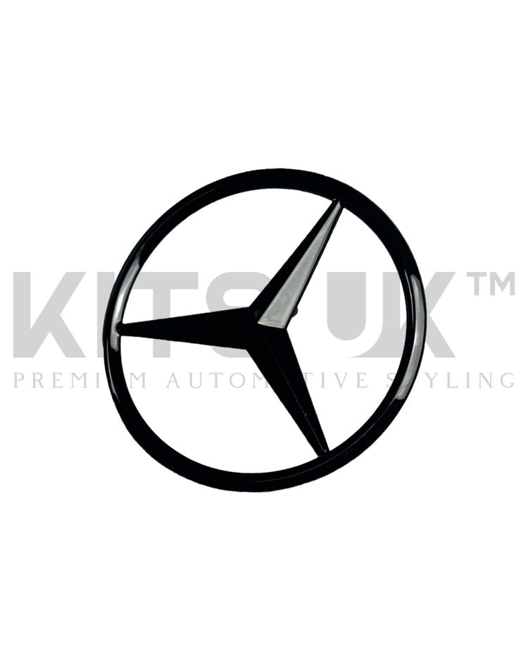 Mercedes C63 C43 Gloss Black Tailgate Star Badge