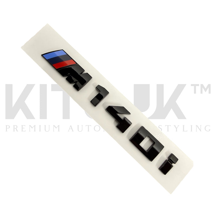 BMW M140i Black Tailgate Badge