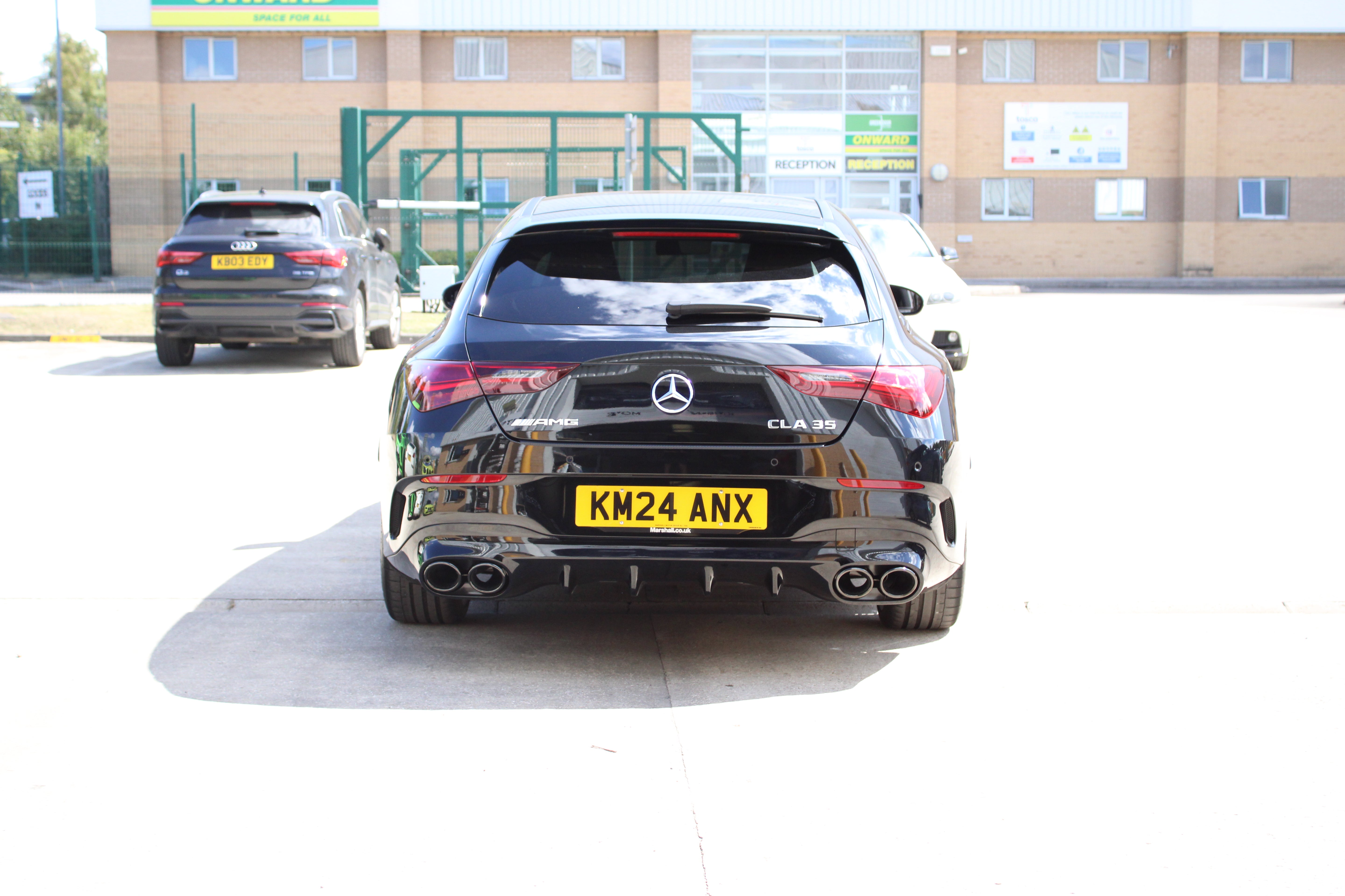 Mercedes CLA W118 C118 Rear Diffuser with Quad Tips | Gloss Black