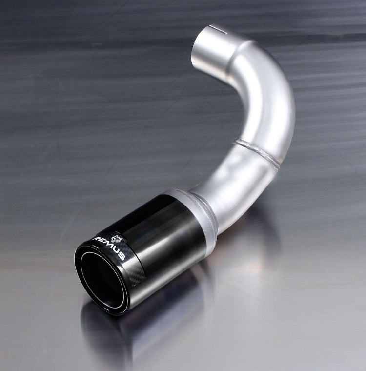 BMW 1 Series F20 3.0l, M135i(x) 235kW 2011=> N55B30, L/R Tip Set with integrated valve, 2x ø84mm street race tips Black Chrome