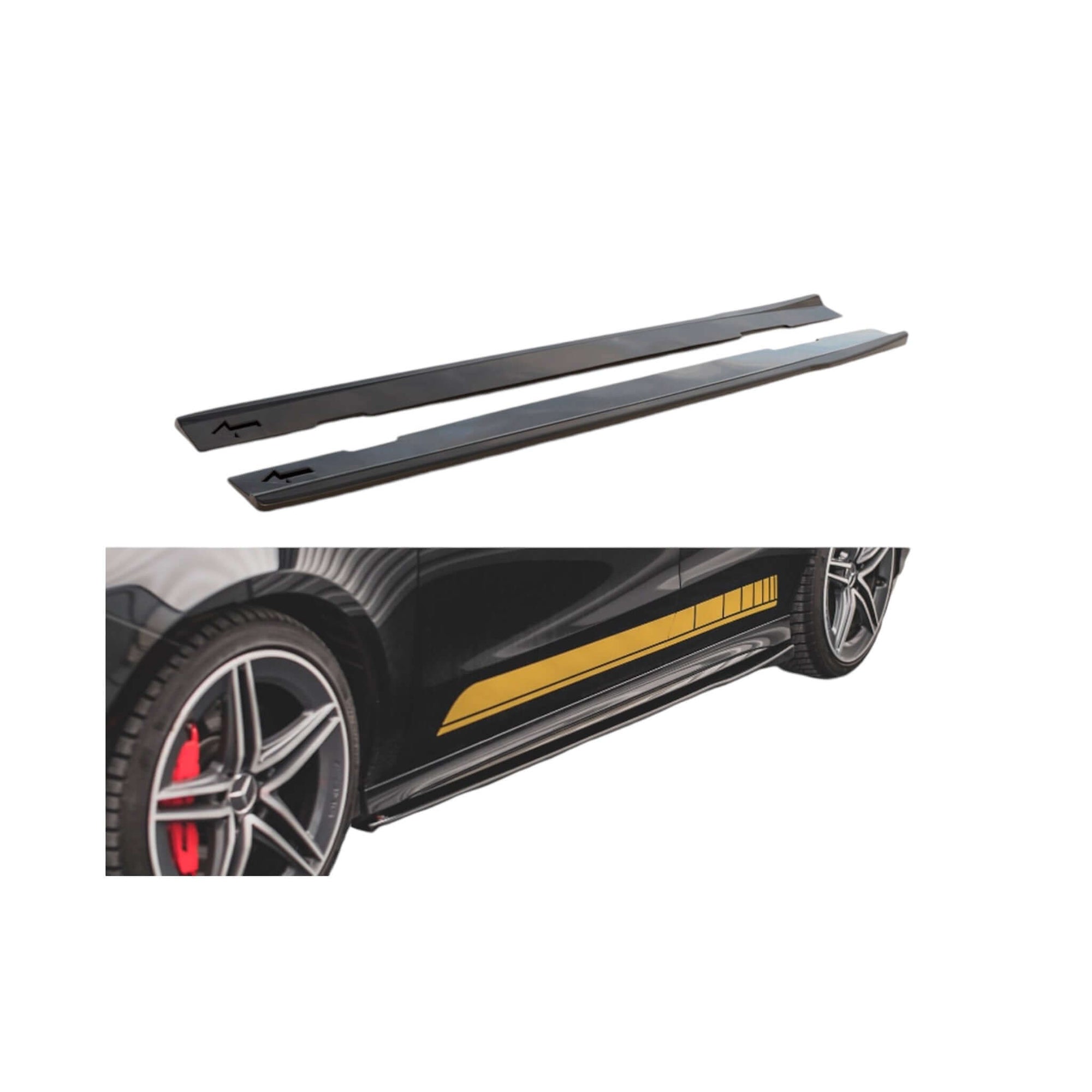 Mercedes CLA W118/C118 side skirt diffusers - MAXTON DESIGN - KITS UK