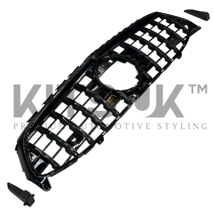 Mercedes CLA W118 C118 Panamericana Grille | Gloss Black AMG Line