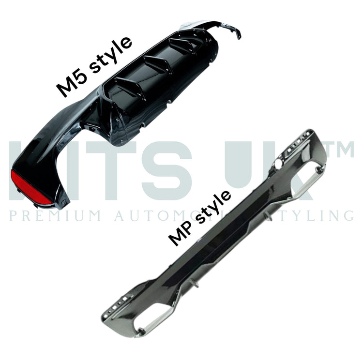 BMW G30 Gloss Black Rear Diffuser