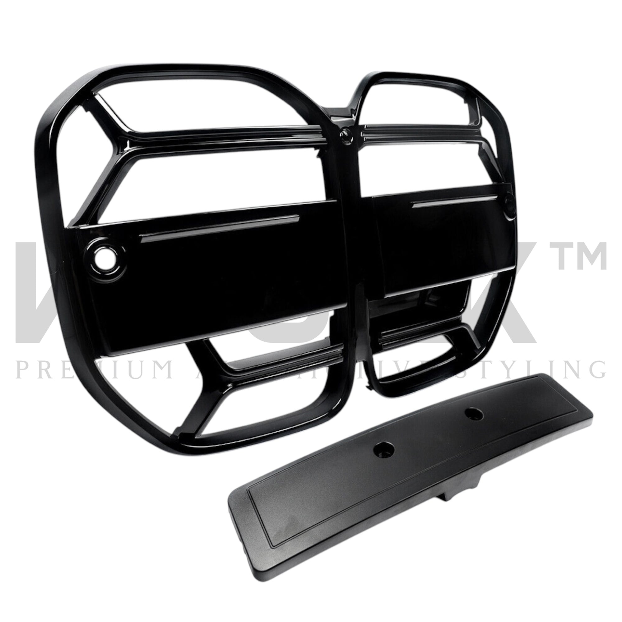 Gloss Black CSL Style Front Grille for BMW 4 - Series G22 G23 2021+ - KITS UK
