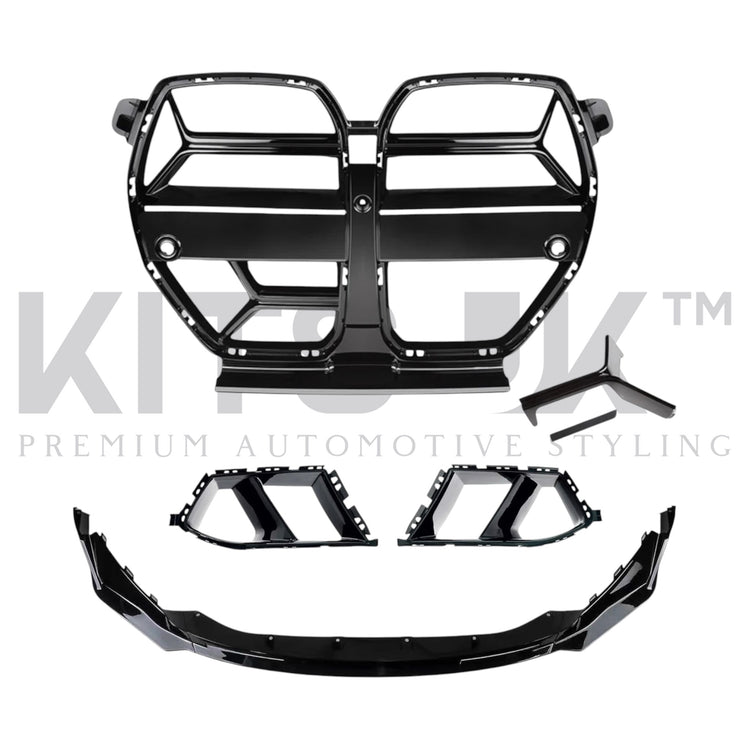 BMW M3 M4 G80 G81 G82 G83 Gloss Black Front End Package